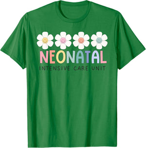 Neonatal Intensive Care Unit Nurse NICU Nurse Tiny Humans T-Shirt - T-Shirt | Irish Green