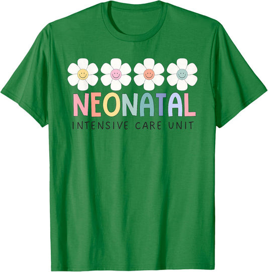 Neonatal Intensive Care Unit Nurse NICU Nurse Tiny Humans T-Shirt - T-Shirt | Irish Green