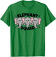Elephant Squad for Elephant Lover Shirt Cool Elephant T-Shirt - T-Shirt | Irish Green