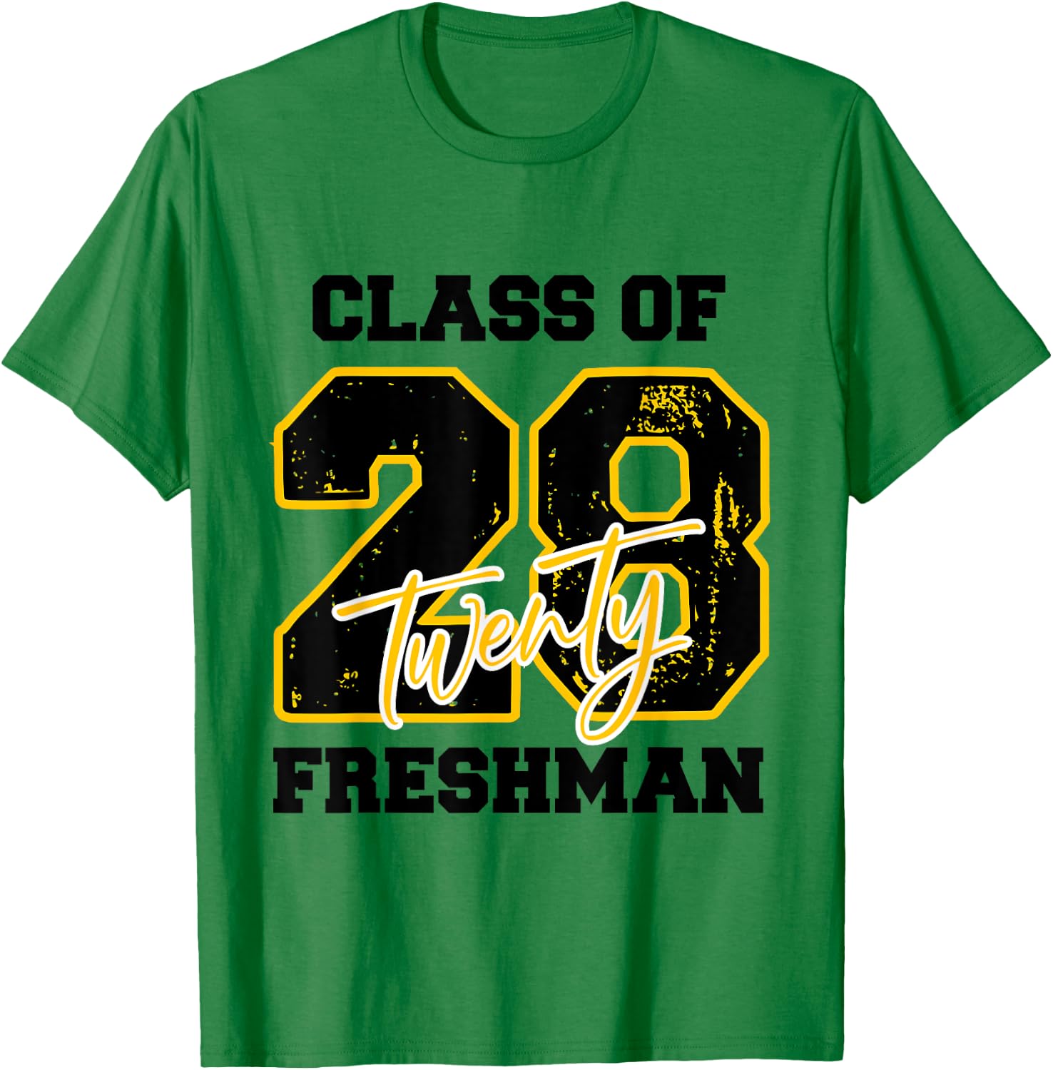 Class of 2028 Freshman High School Back To School 9th Grade T-Shirt - T-Shirt | Irish Green