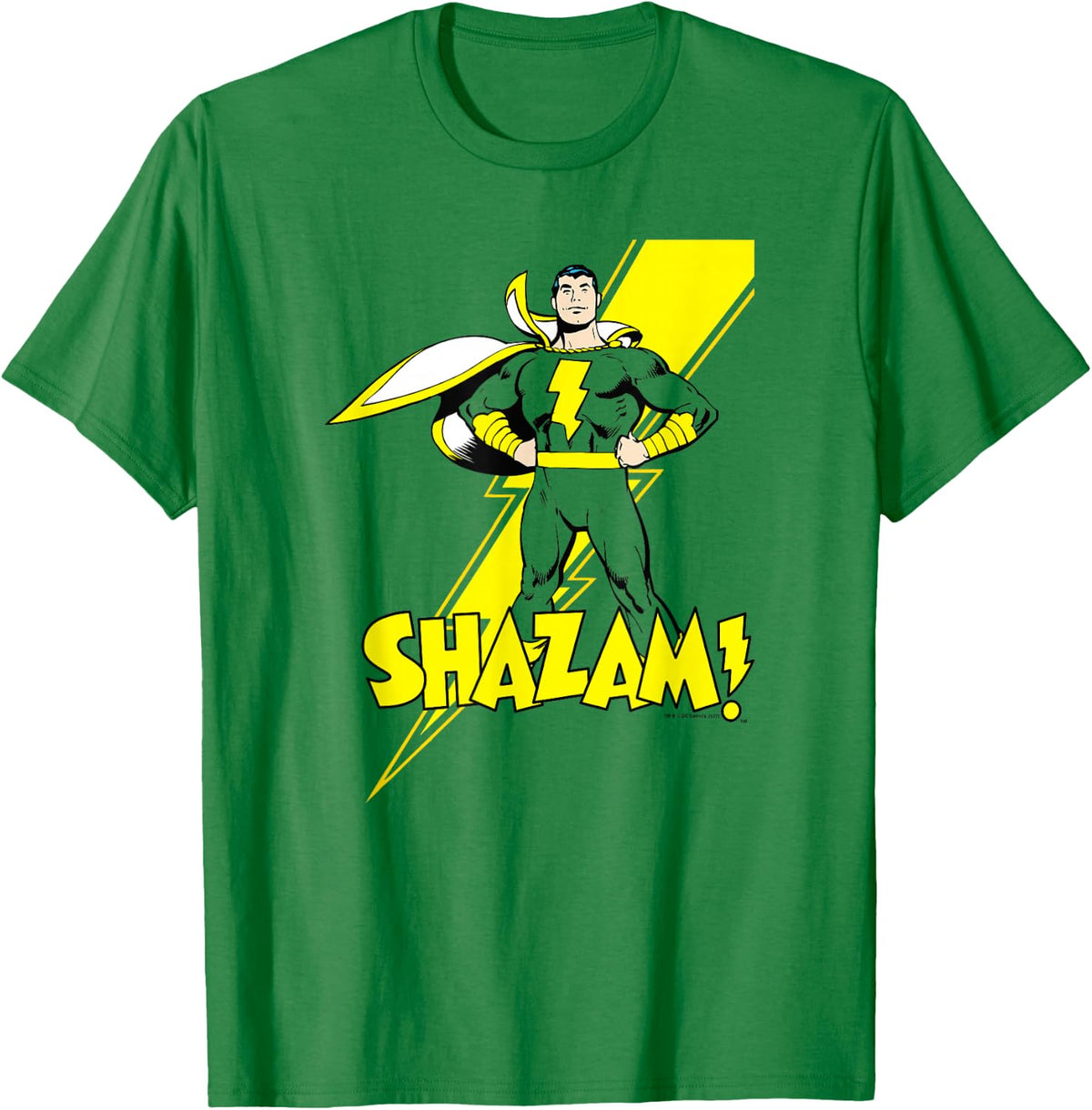Shazam! Lightning Bolt T-Shirt - T-Shirt | Irish Green