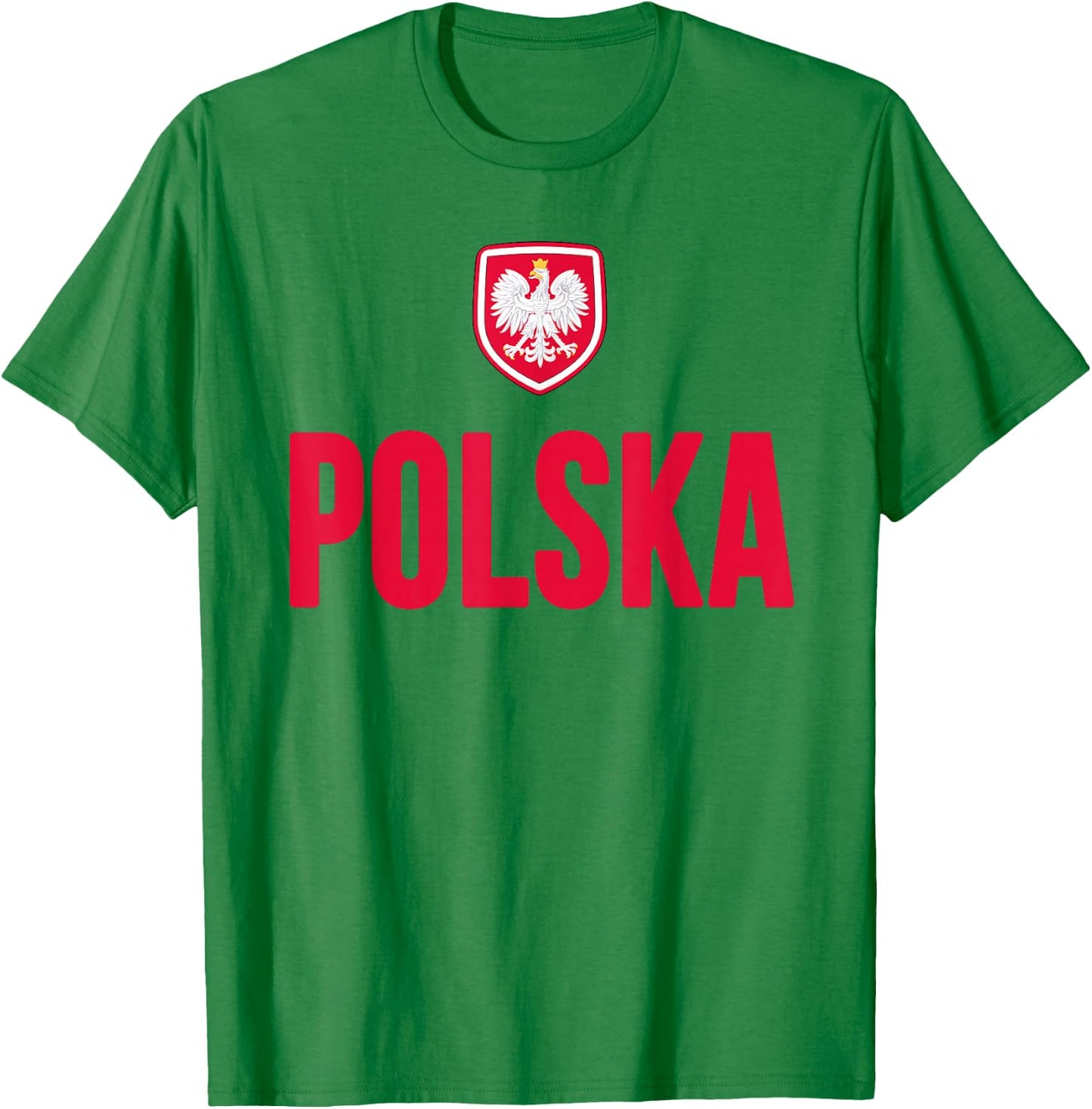 Poland Polska Polish Flag Souvenir Gift Love T-Shirt - T-Shirt | Irish Green