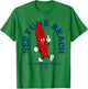 Neptune Beach Florida Retro Surfer Vintage Beach T-Shirt - T-Shirt | Irish Green