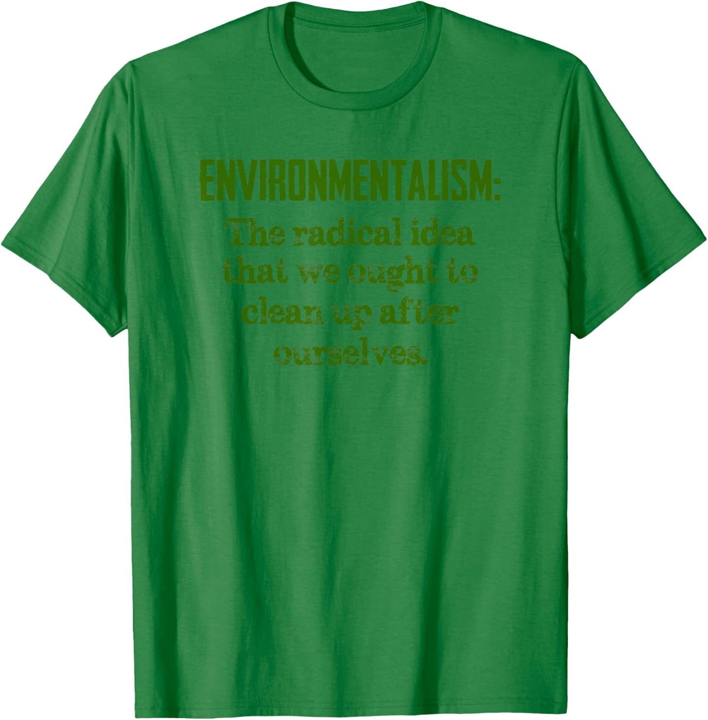 Environmentalism Definition for Environmentalist and Earth T-Shirt - T-Shirt | Irish Green