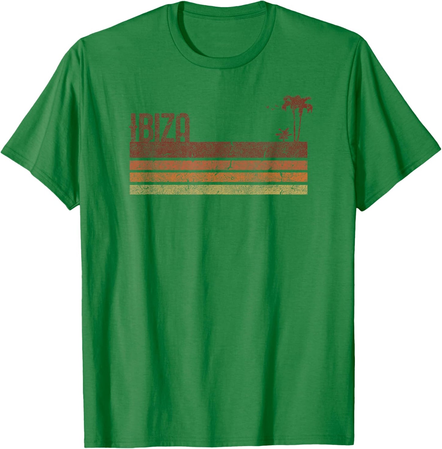 Ibiza Vintage 70s 80s Vacation T-Shirt - T-Shirt | Irish Green