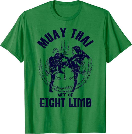 Muay Thai Art Of Eight Limb T-Shirt - T-Shirt | Irish Green