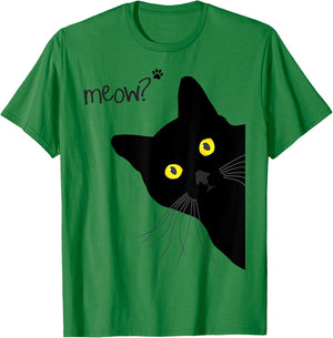Cat funny, Cats love, Black Cats T-Shirt - T-Shirt | Irish Green