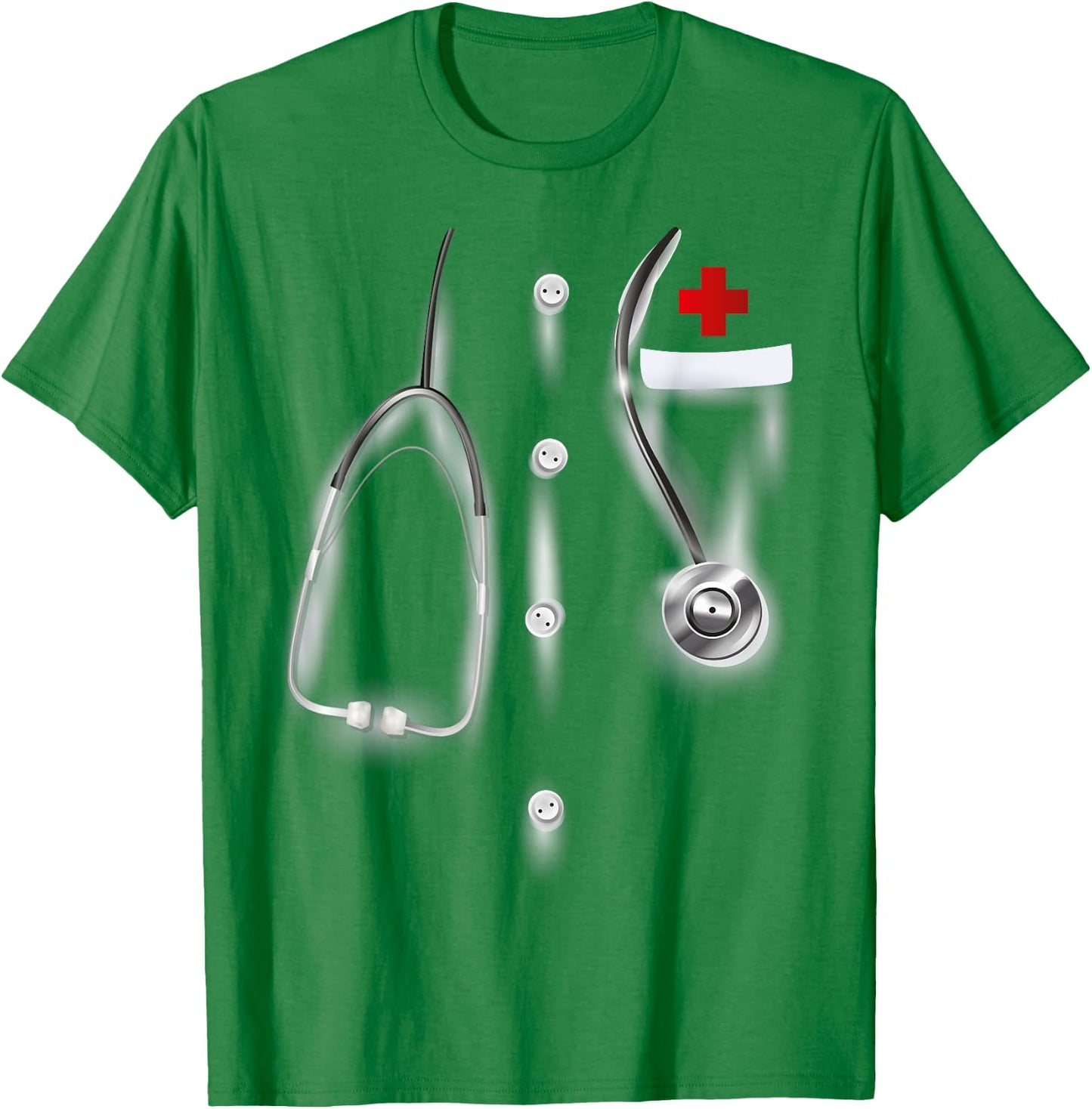 Halloween Doctor Lab Coat Costume Man Woman Kids T-Shirt - T-Shirt | Irish Green