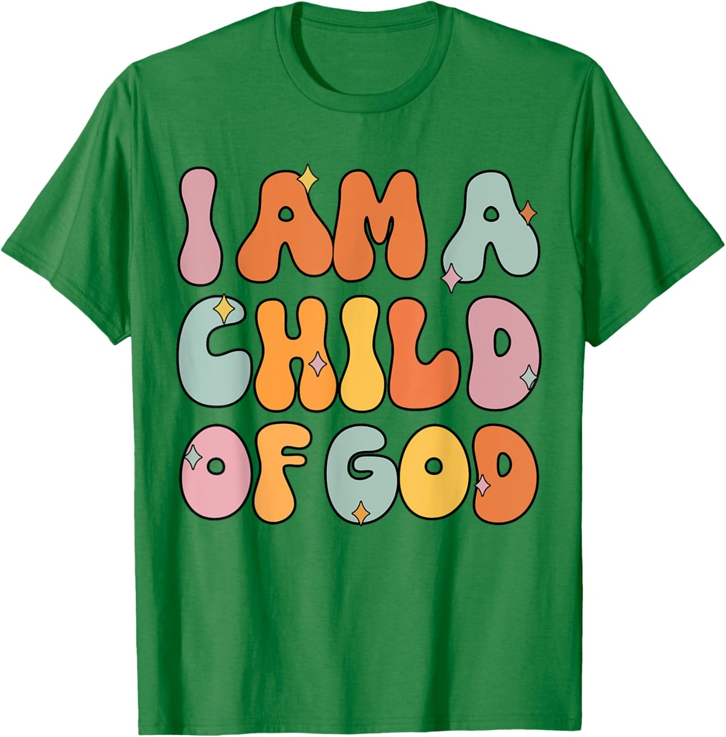 Im Child of God Cute Christian Jesus Teen Girl Women Toddler T-Shirt - T-Shirt | Irish Green