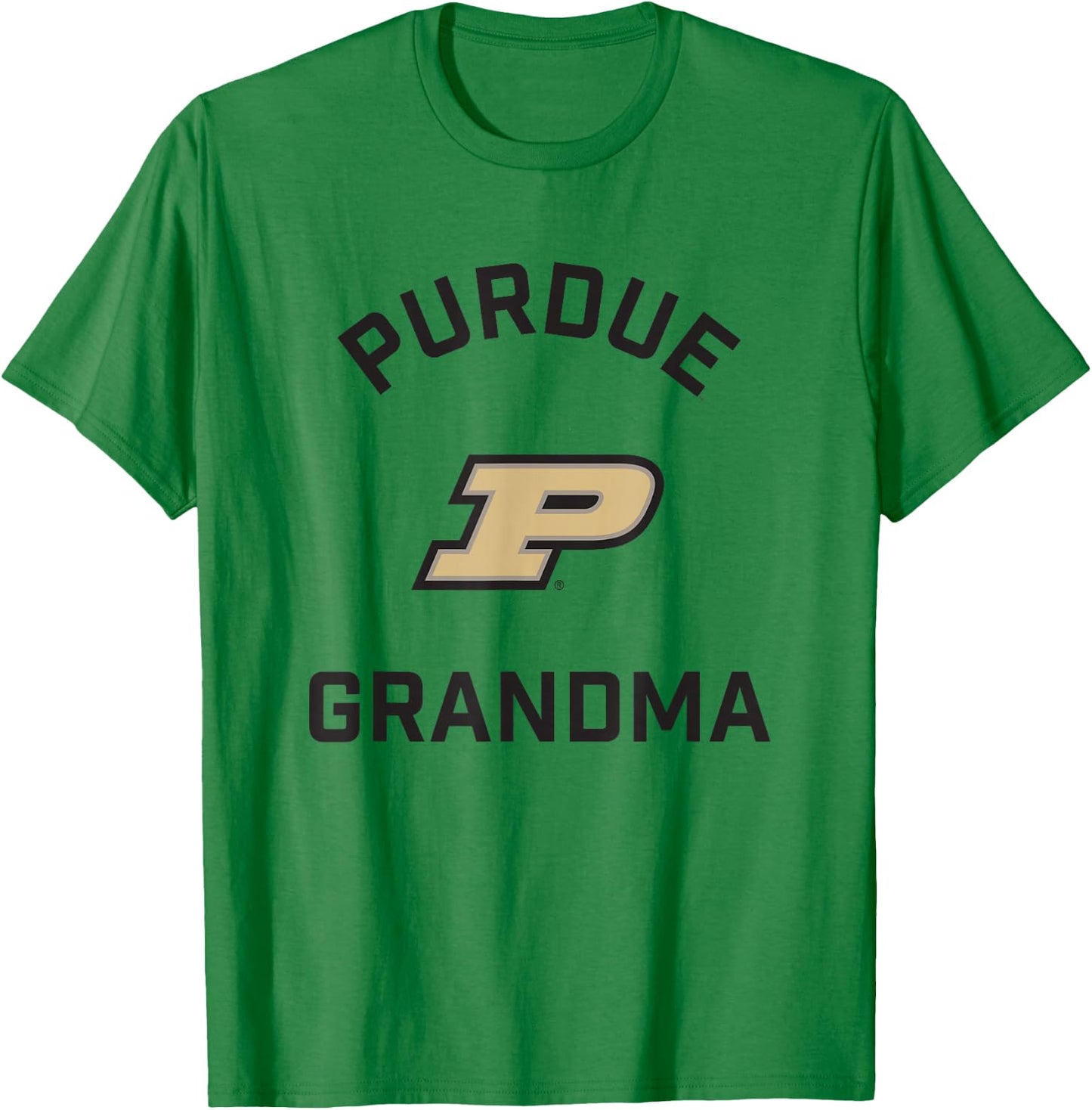 Purdue University Boilermakers Arched Grandma T-Shirt - T-Shirt | Irish Green