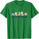 Looney Tunes Baby Looney Tunes That's All Folks Cute Lineup T-Shirt - T-Shirt | Irish Green