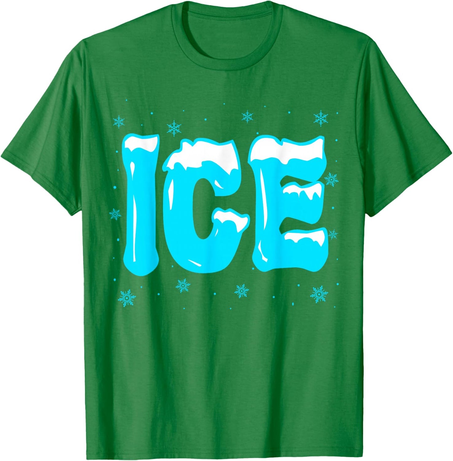 Funny Fire and Ice Costume Halloween 2024 Family Matching T-Shirt - T-Shirt | Irish Green