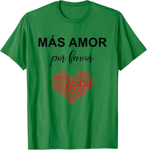 MAS AMOR por favor Christian fruit of the spirit bible T-Shirt - T-Shirt | Irish Green