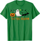 Tis The Season Tennis Halloween Spooky Ghost Pumpkin T-Shirt - T-Shirt | Irish Green
