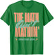 Women The Math Ain't Mathin Show Your Work Math Teacher T-Shirt - T-Shirt | Irish Green
