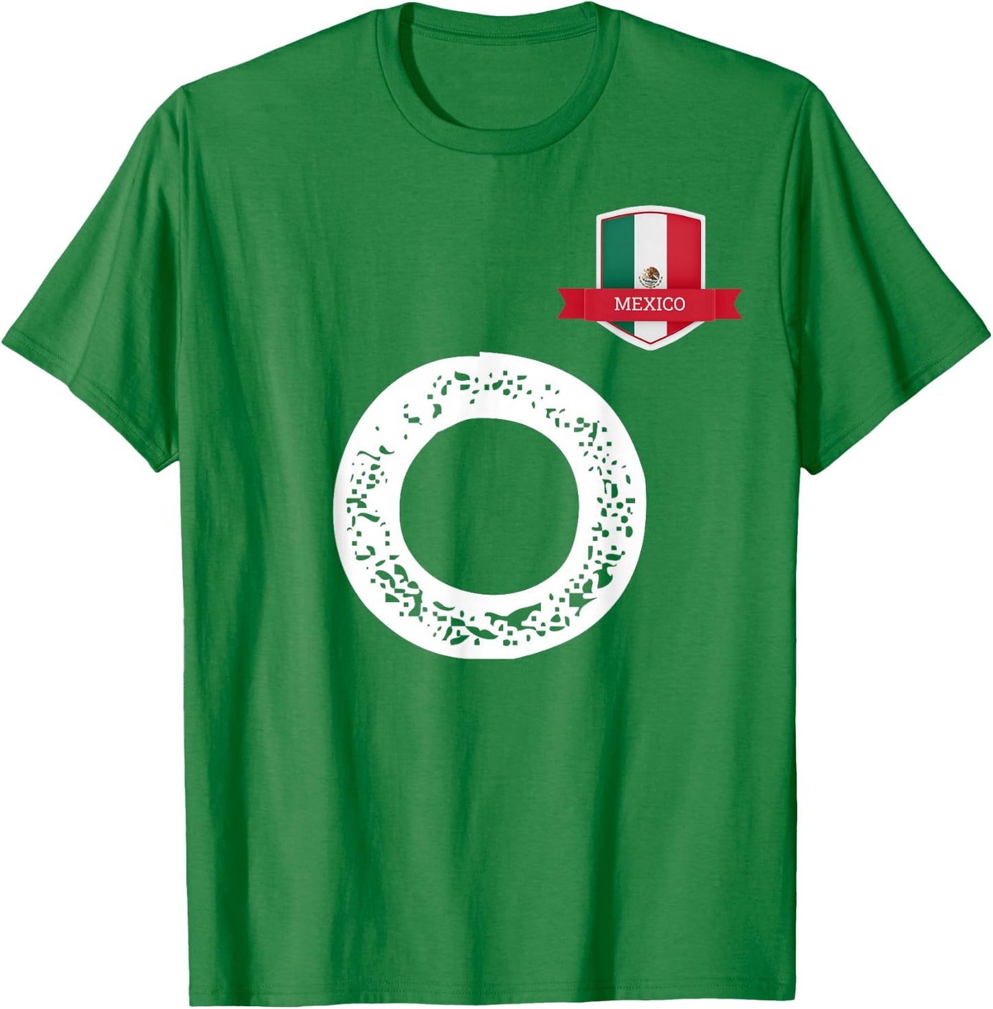 Mexico Man Flag O Mexican Mexico T-Shirt - T-Shirt | Irish Green