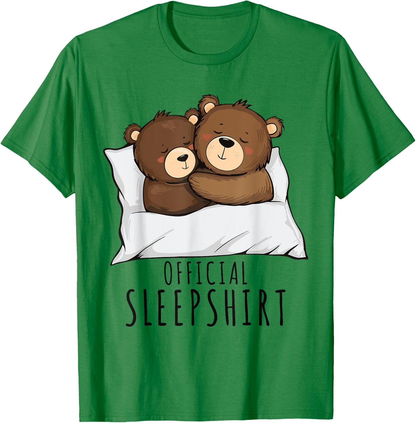 Bears Couples Pajama Bear Official Sleepshirt T-Shirt - T-Shirt | Irish Green
