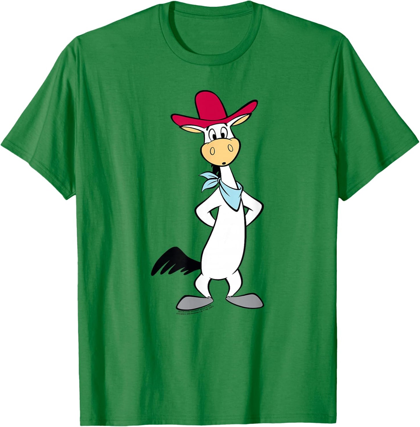 Quick Draw McGraw Quick Draw McGraw Character T-Shirt - T-Shirt | Irish Green