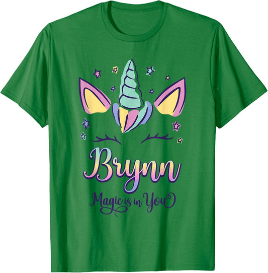 First Name Brynn Personalized I Love Brynn T-Shirt - T-Shirt | Irish Green