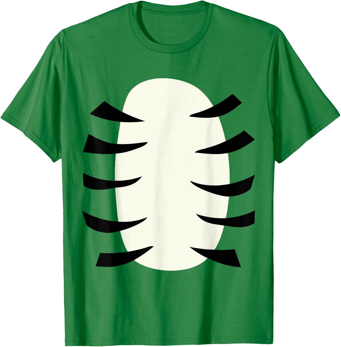 Funny lazy DIY tiger belly costume for halloween party T-Shirt - T-Shirt | Irish Green
