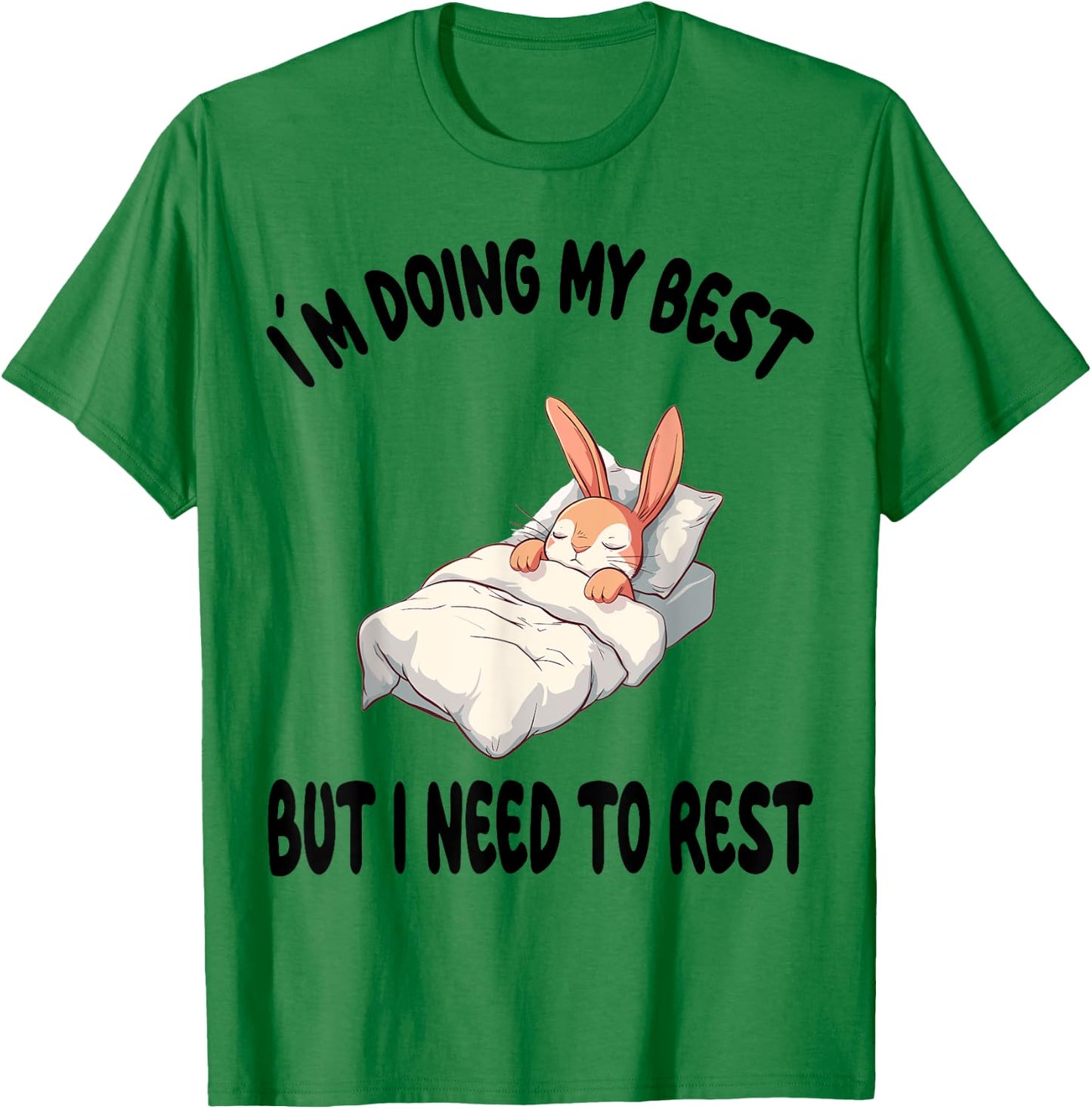 Bunny Rabbit Official Sleepshirt Pajamas Nightgown T-Shirt - T-Shirt | Irish Green