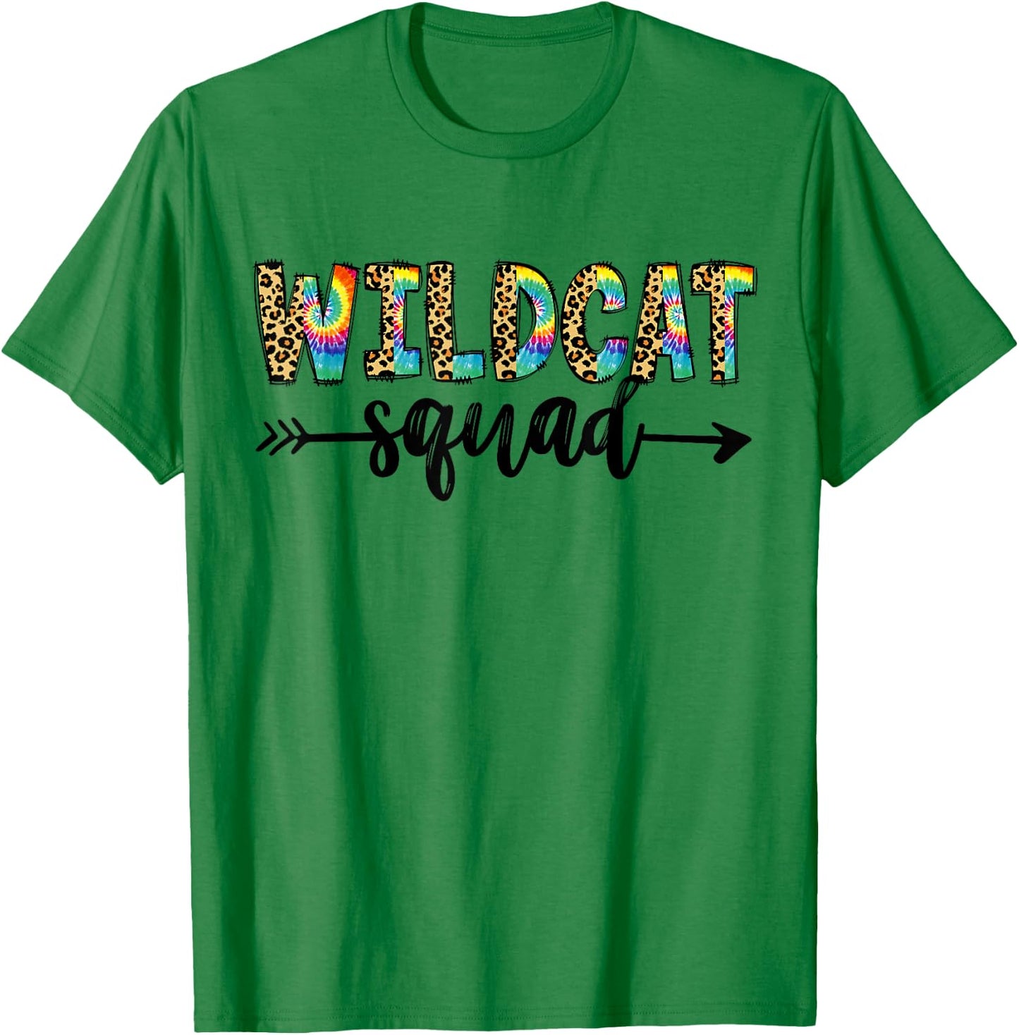 Wildcat Squad Back To School Matching Teacher Student Staff T-Shirt - T-Shirt | Irish Green