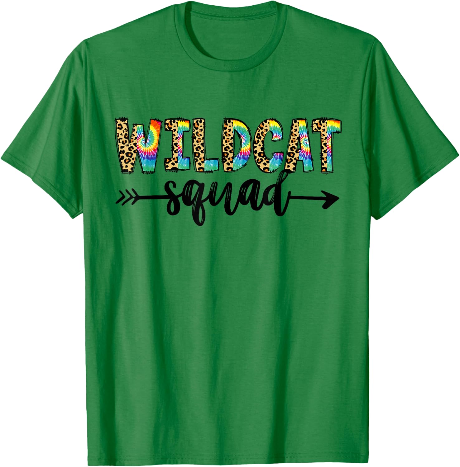 Wildcat Squad Back To School Matching Teacher Student Staff T-Shirt - T-Shirt | Irish Green