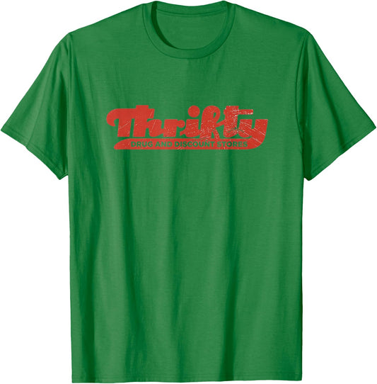 Thrifty Store Los Angeles Retro Vintage T-Shirt - T-Shirt | Irish Green