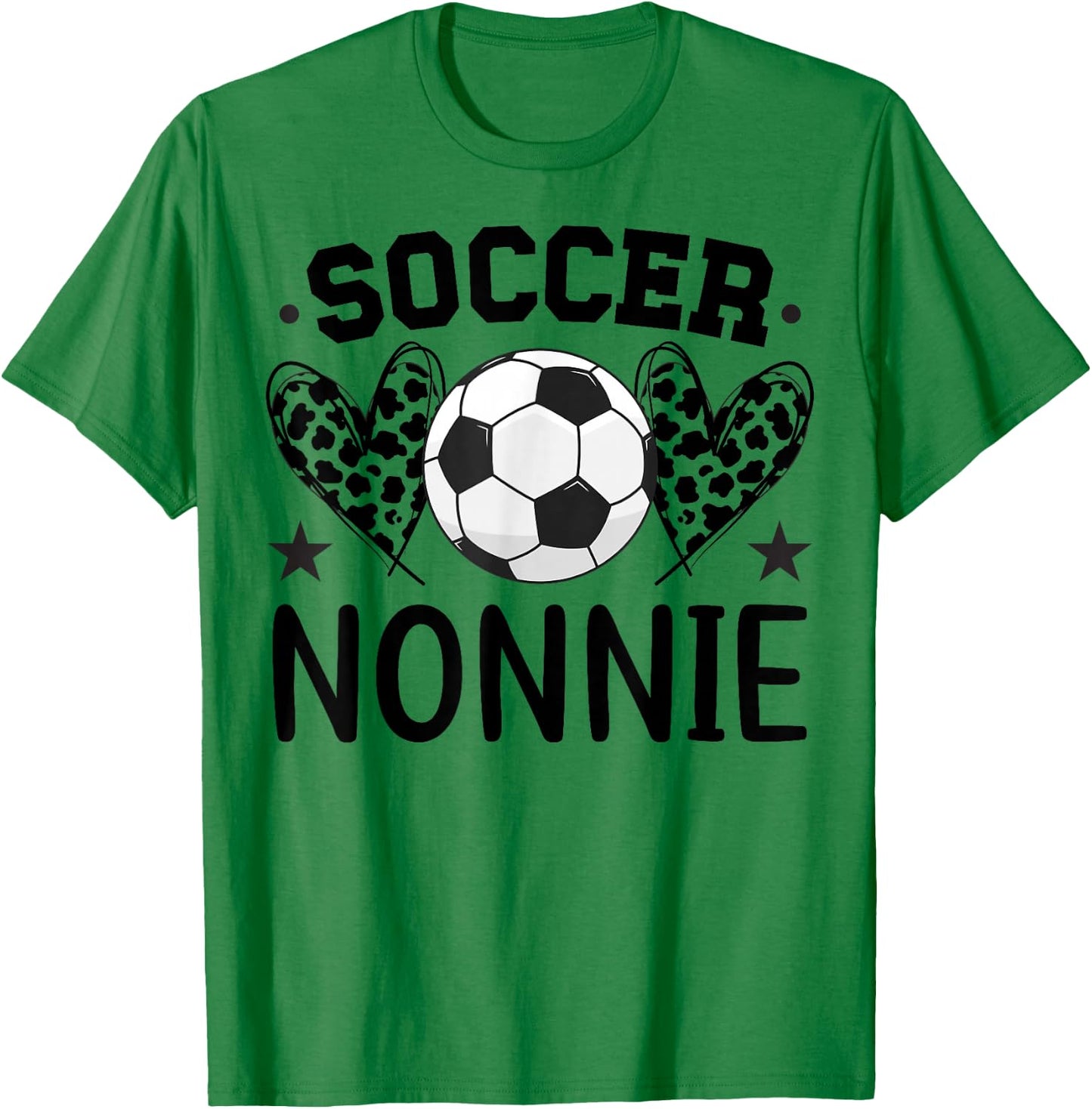 Soccer Nonnie Hearts Nonnie Of A Soccer Player Nonnie T-Shirt - T-Shirt | Irish Green