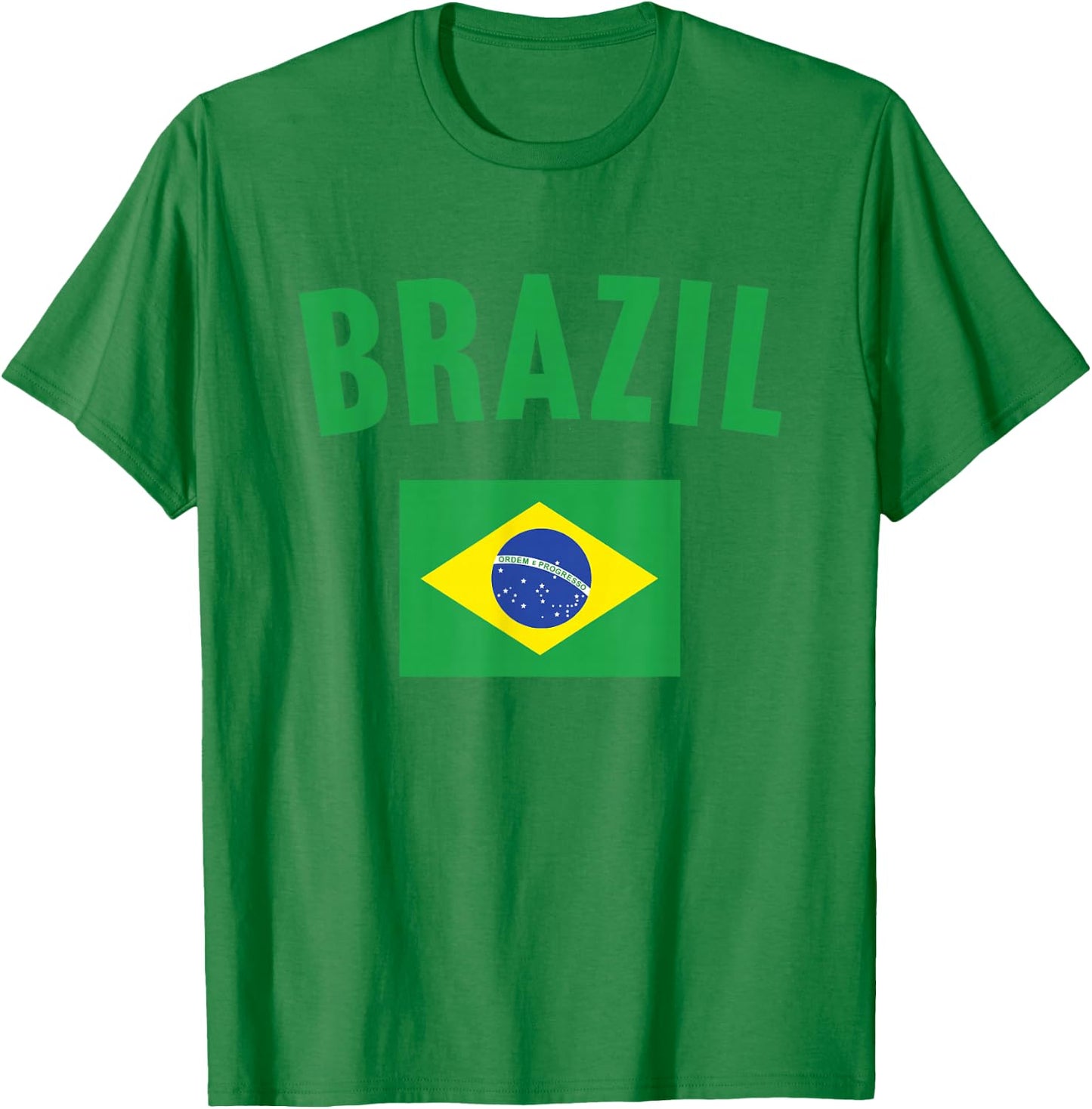 Brazil Flag T-Shirt - T-Shirt | Irish Green