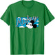 Disney Mickey And Friends Retro Mickey Head Big Chest Logo T-Shirt - T-Shirt | Irish Green