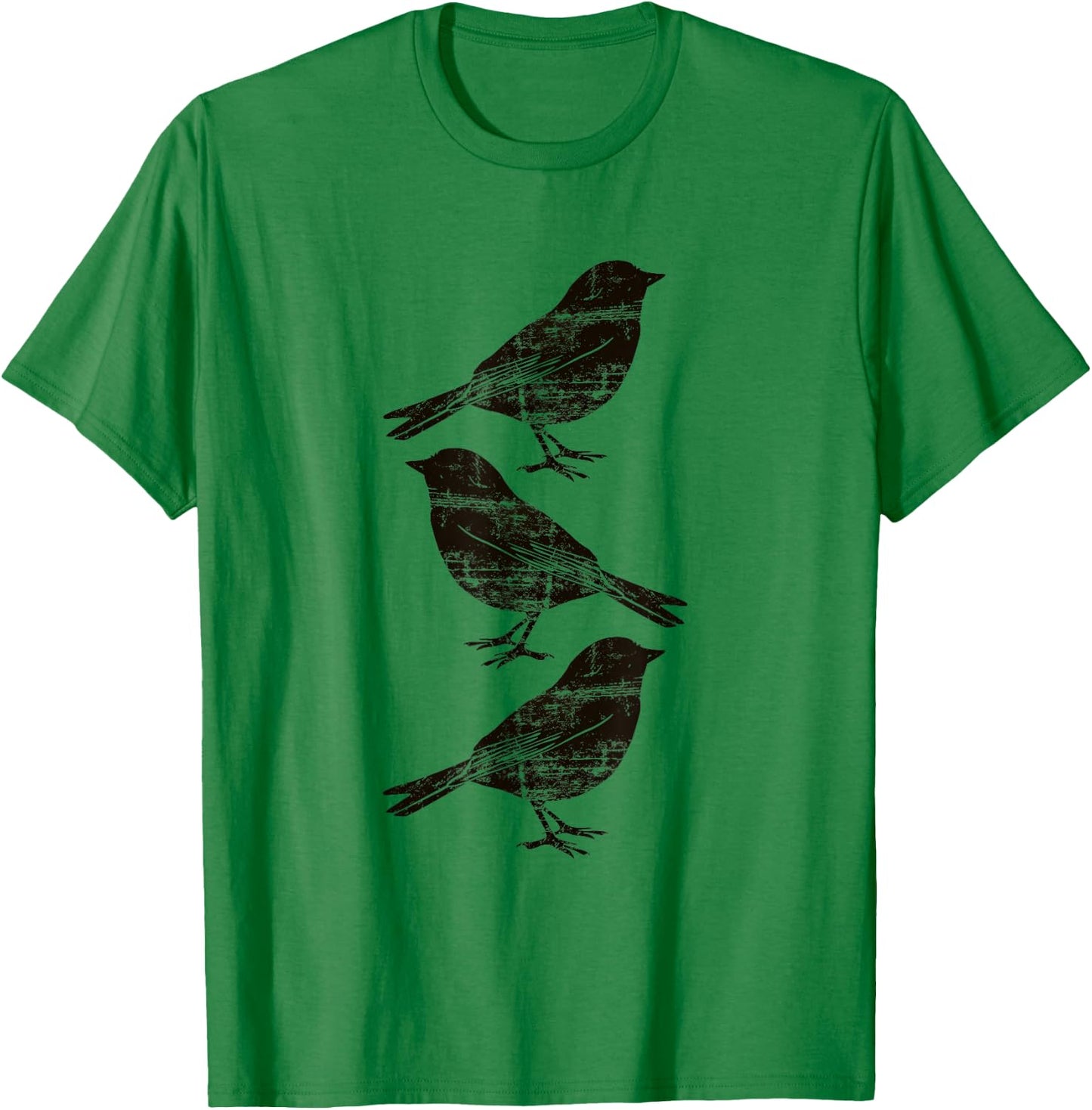 Bird on Bird Design Bird Watching Watcher Birder T-Shirt - T-Shirt | Irish Green