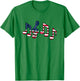 Music Notes 4th Of July American Patriotic Music Teacher T-Shirt - T-Shirt | Irish Green