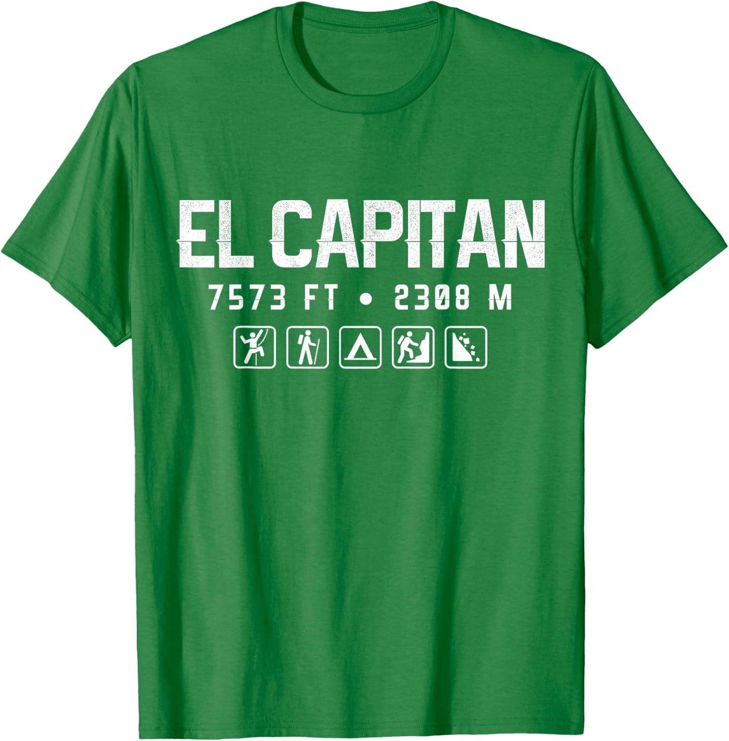 El Capitan, California (Yosemite National Park) Shirt T-Shirt - T-Shirt | Irish Green