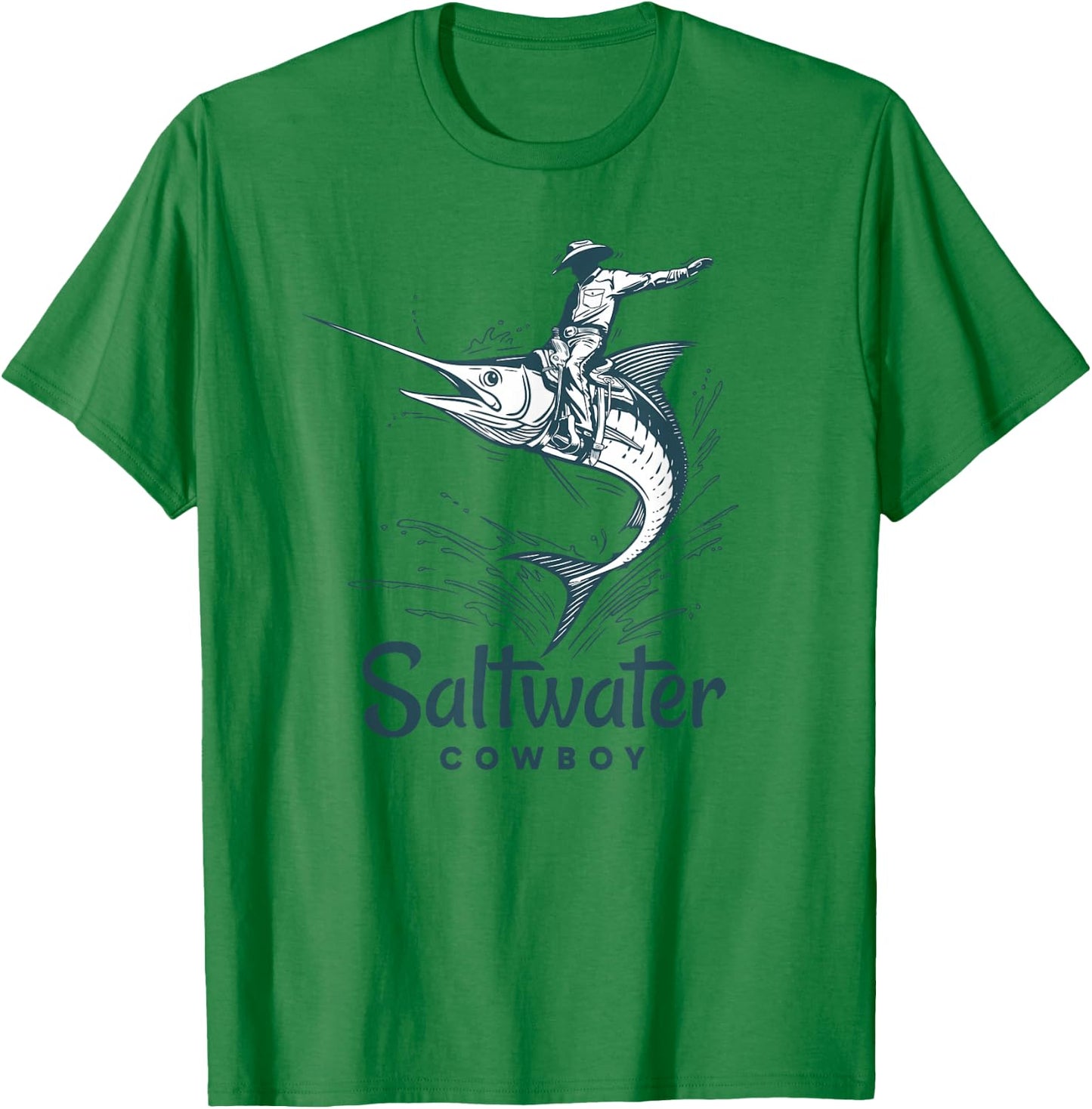 Saltwater Cowboy T-Shirt - T-Shirt | Irish Green