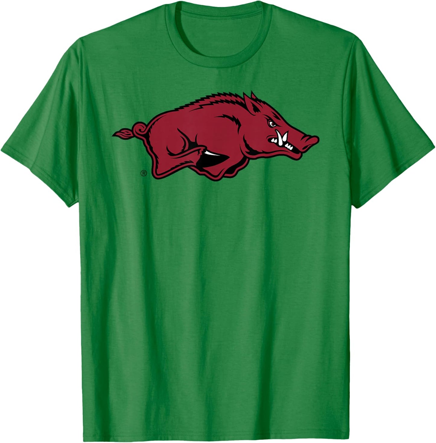 Arkansas Razorbacks Icon Officially Licensed T-Shirt - T-Shirt | Irish Green