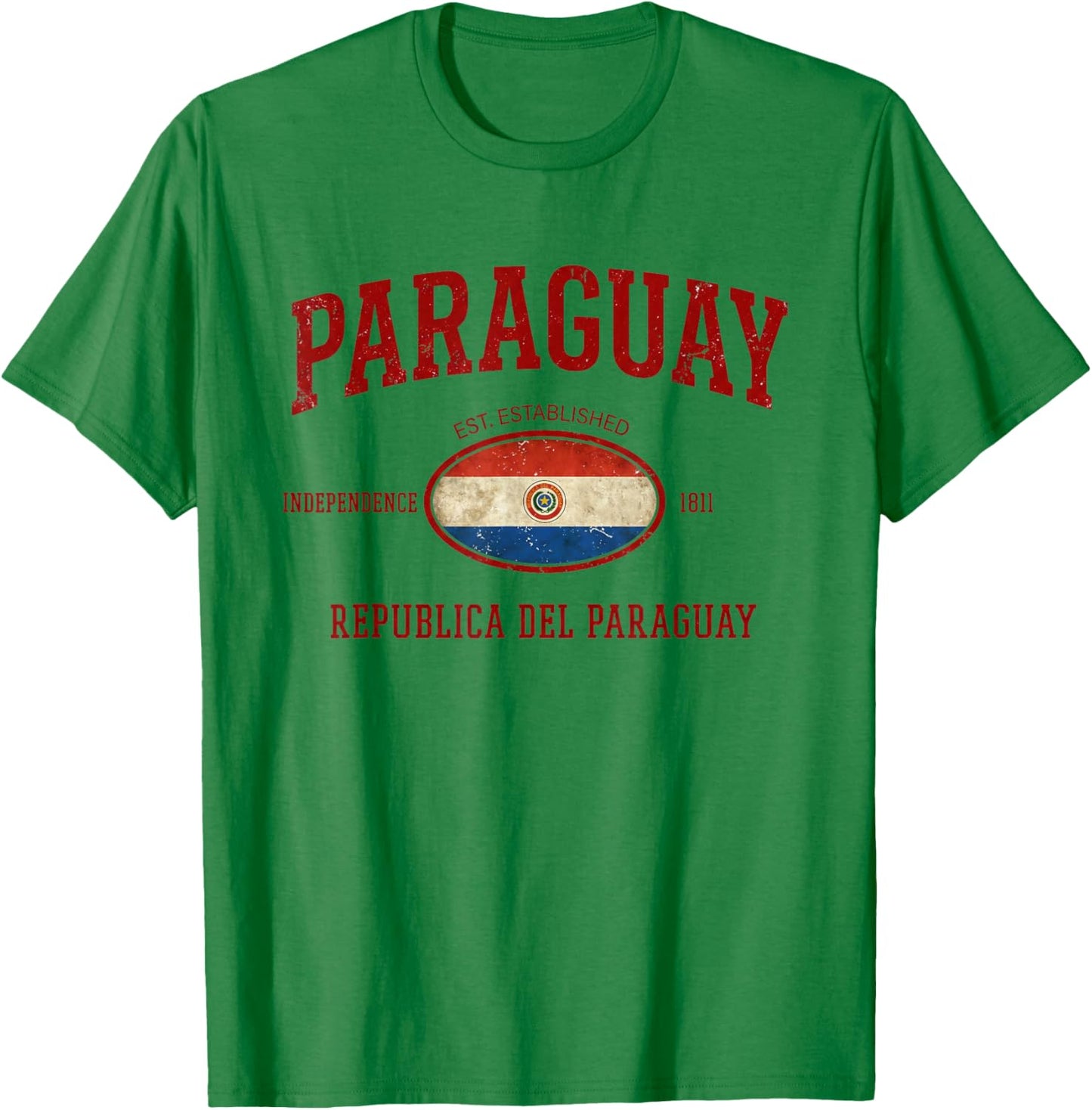 Paraguay Men Women Paraguayan Paraguayo Hispanic T-Shirt - T-Shirt | Irish Green
