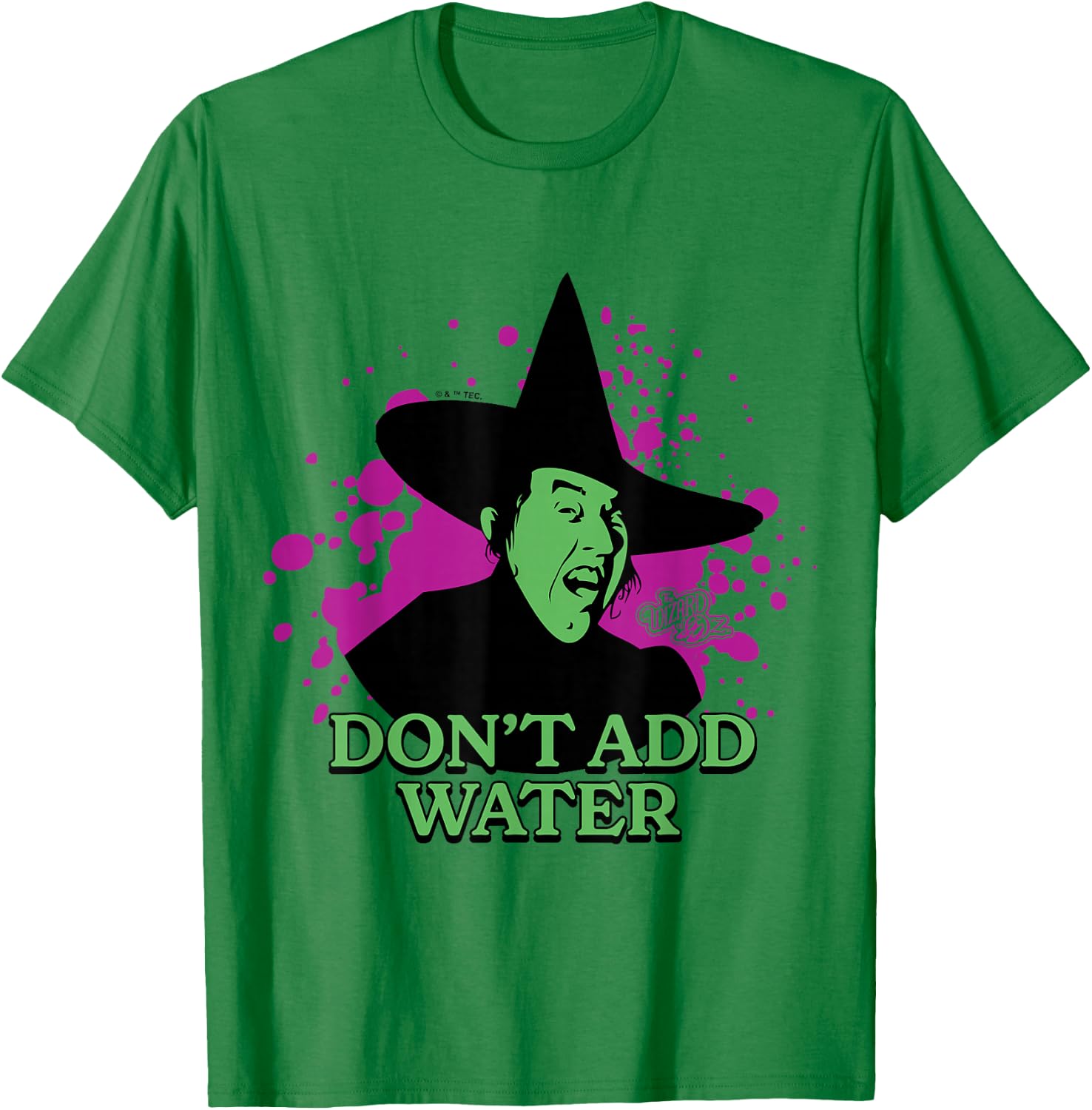 The Wizard Of Oz - Wicked Witch Of The West Don't Add Water T-Shirt - T-Shirt | Irish Green