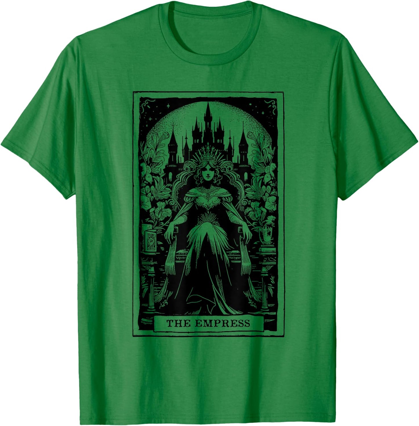 Tarot Card Shirt The Empress Tarot Card Major Arcana T-Shirt - T-Shirt | Irish Green