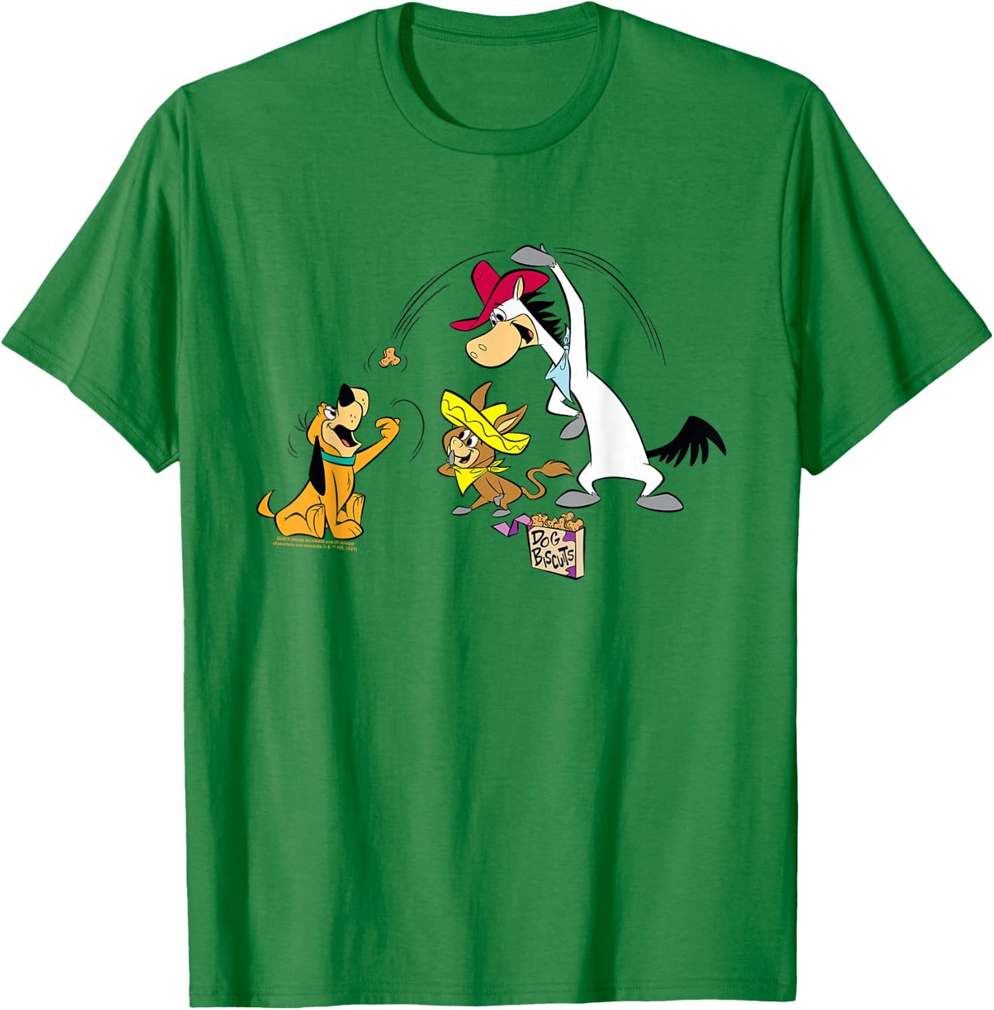 Quick Draw McGraw Quick Draw McGraw Biscuits T-Shirt - T-Shirt | Irish Green