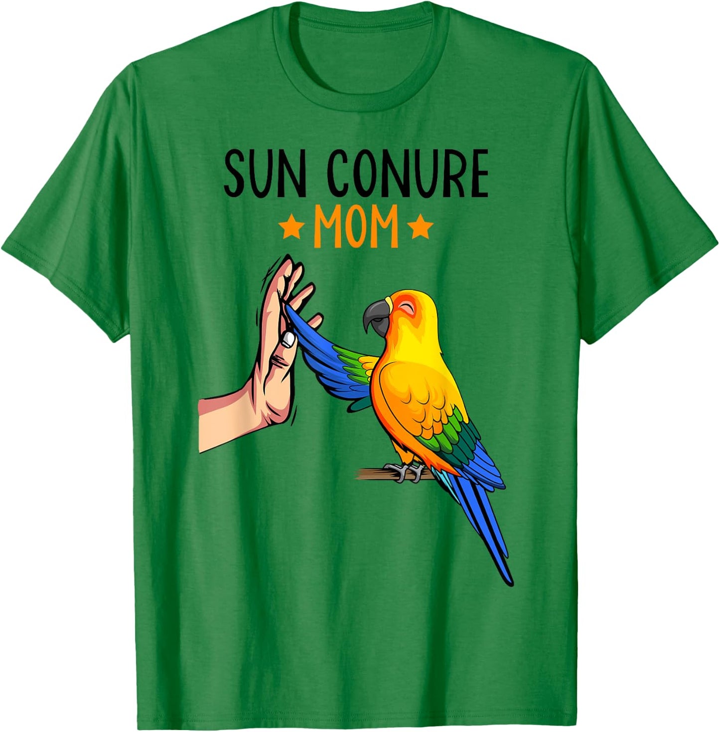 Sun Conure Mom Bird Parrot Women T-Shirt - T-Shirt | Irish Green