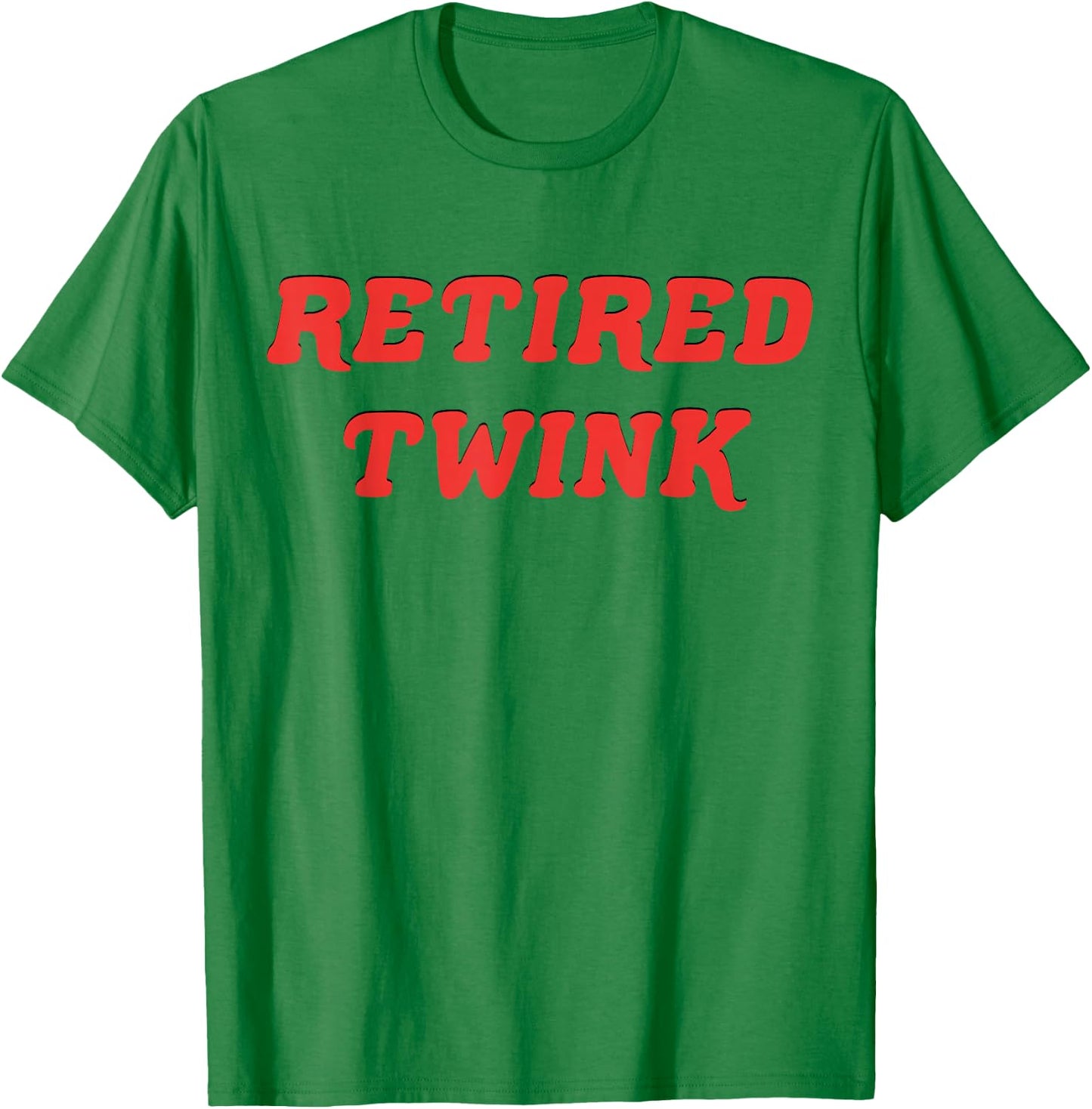 Retired Twink Gay Pride T-Shirt - T-Shirt | Irish Green