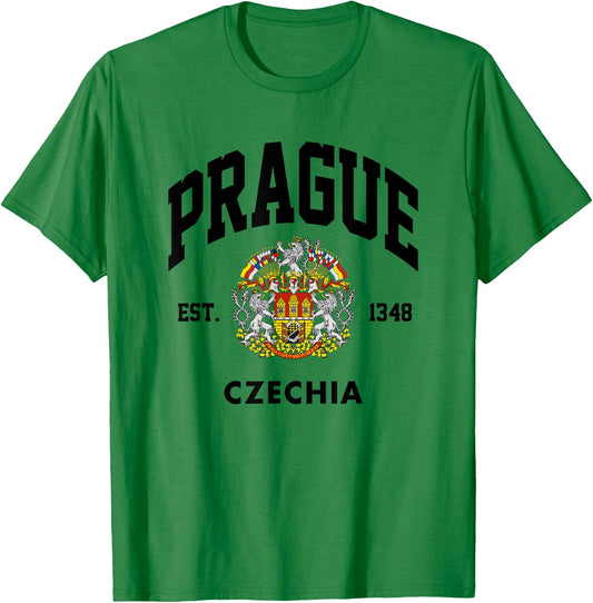Prague Czech, Prague trip, Czech Capital Prague gift T-Shirt - T-Shirt | Irish Green