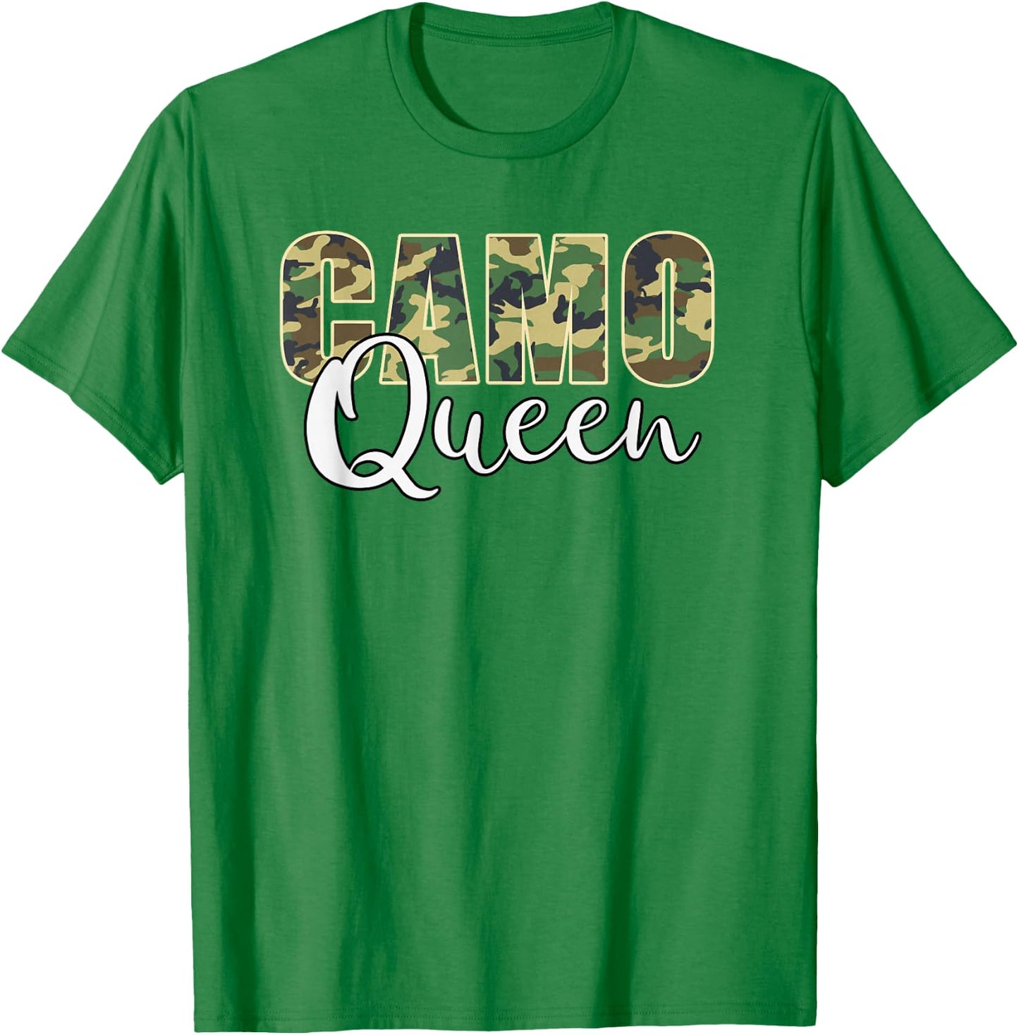 Camo Queen Orange Camouflage Women T-Shirt - T-Shirt | Irish Green