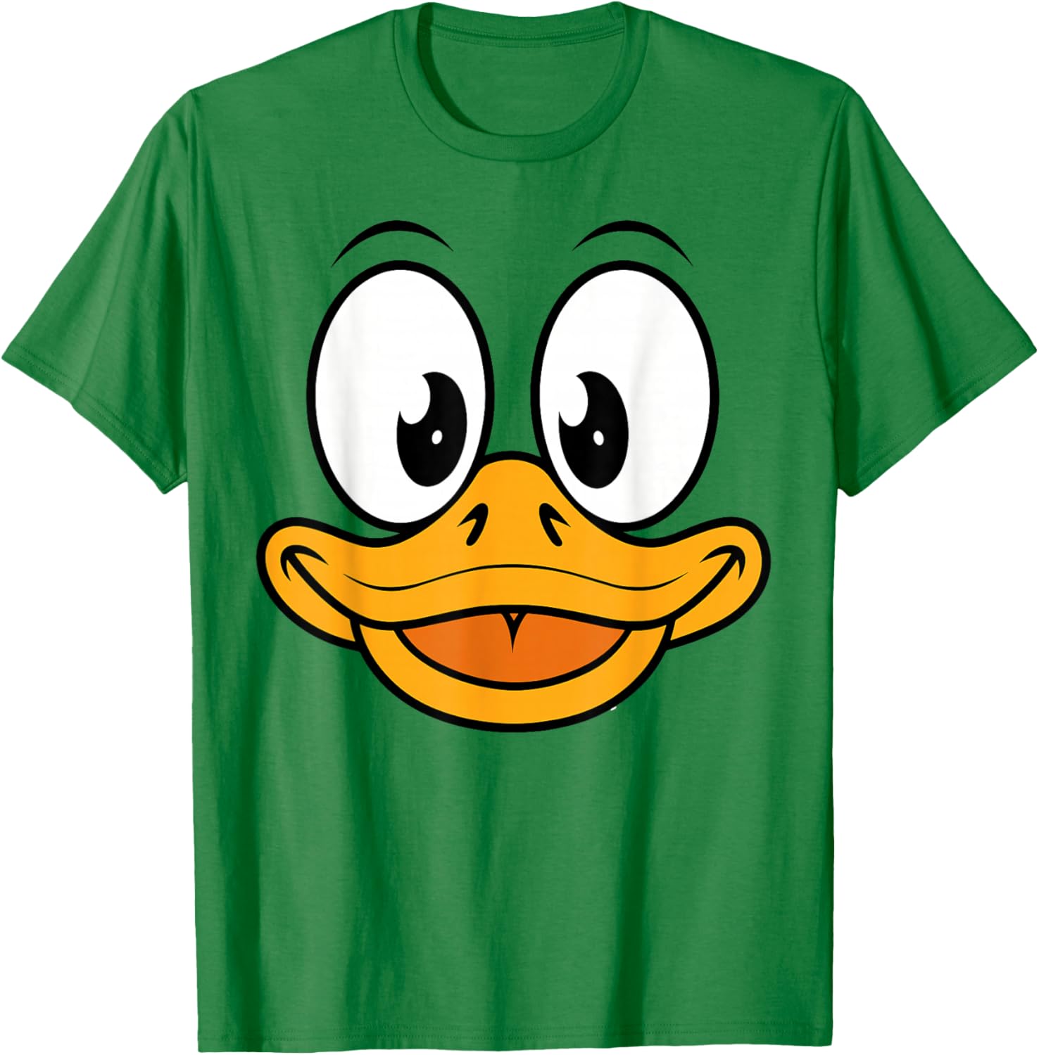 Duck Shirt Adult Kids Men Women Duck Face Costume T-Shirt - T-Shirt | Irish Green