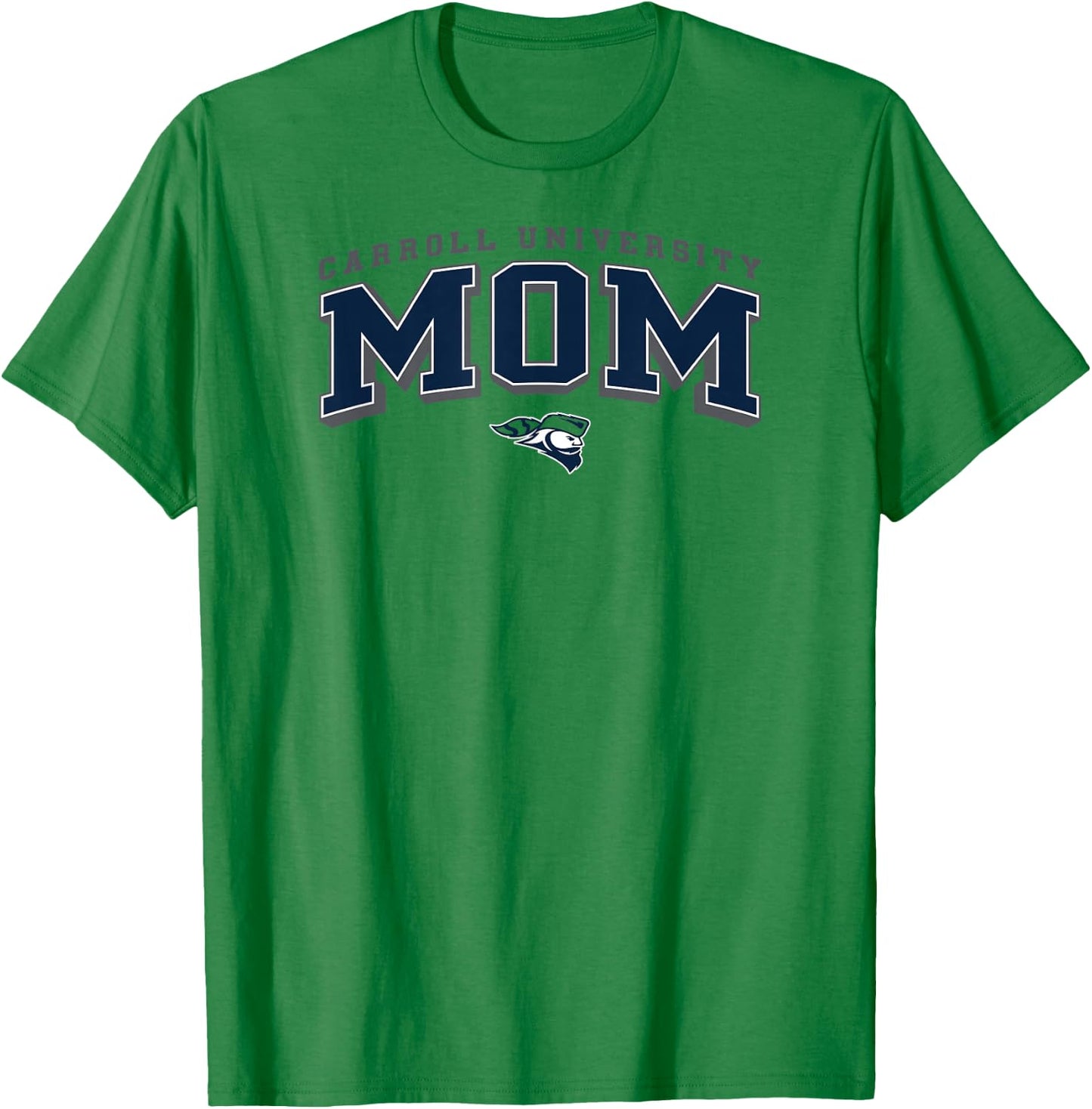 Carroll Pioneers Mom Arch Orange Officially Licensed T-Shirt - T-Shirt | Irish Green