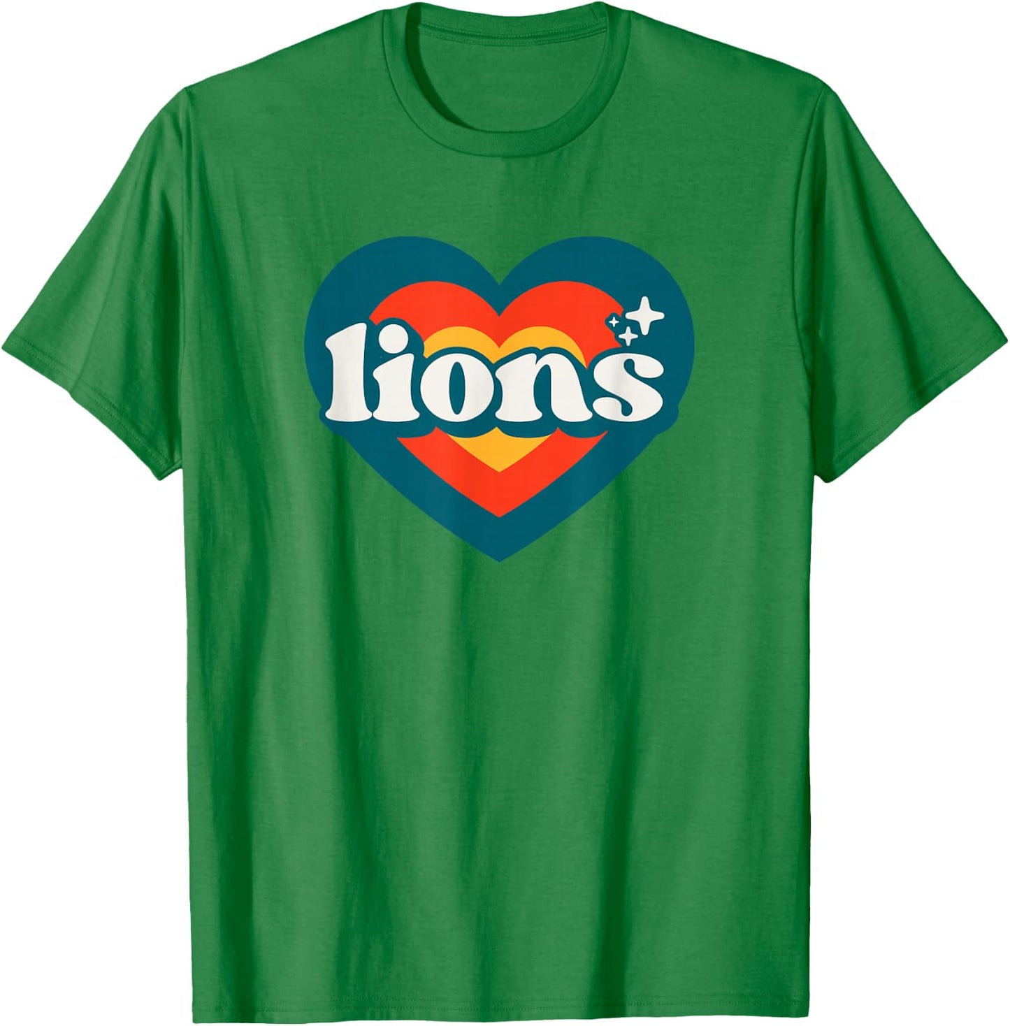 Vintage Lions High School Spirit Go Lions Pride T-Shirt - T-Shirt | Irish Green