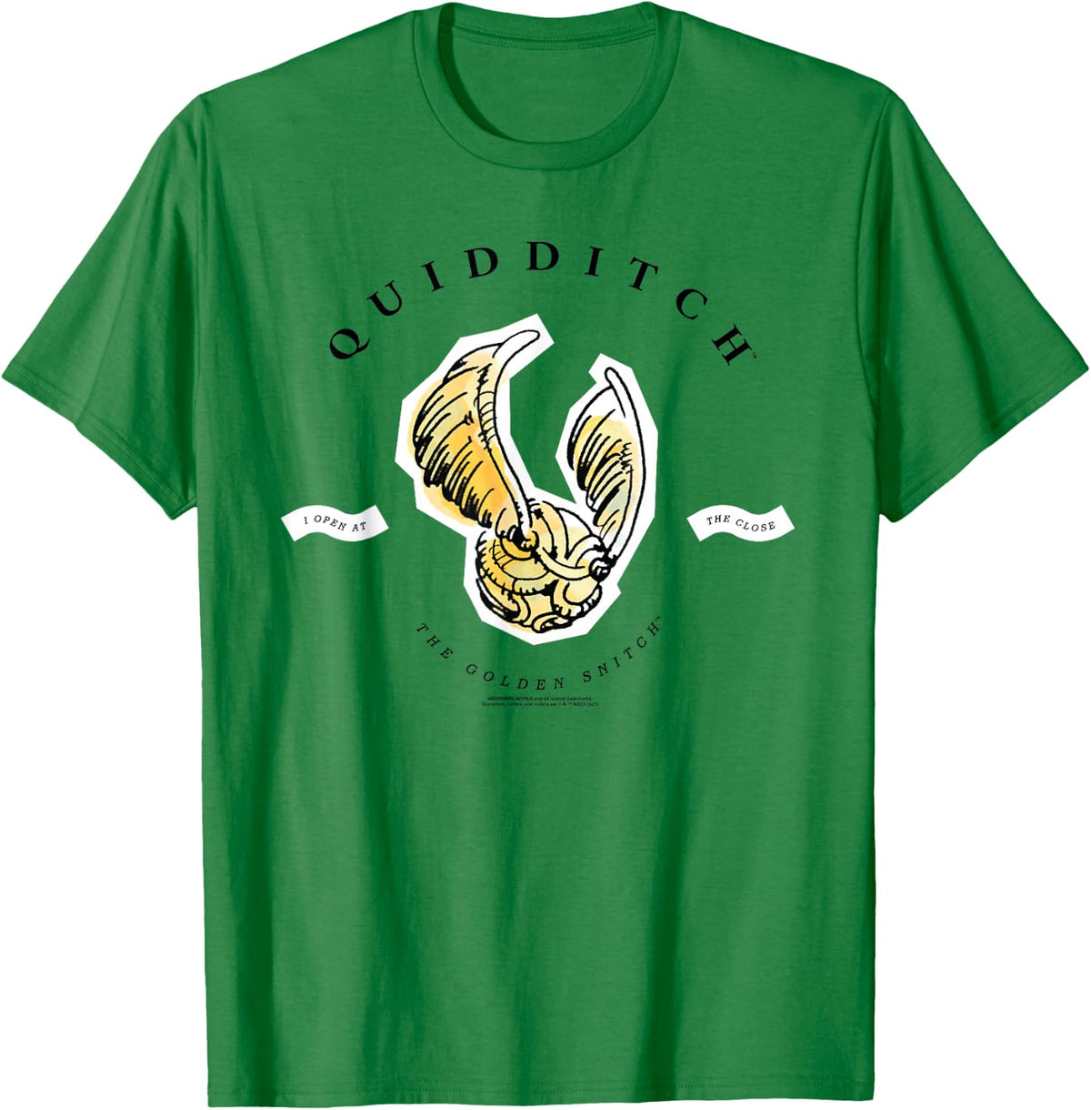 Harry Potter Golden Snitch I Open at the Close T-Shirt - T-Shirt | Irish Green