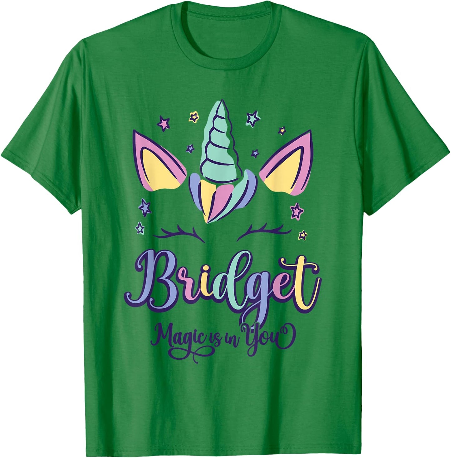 First Name Bridget Personalized I Love Bridget T-Shirt - T-Shirt | Irish Green