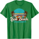Seal Beach California CA Retro Summer Vacation Souvenir T-Shirt - T-Shirt | Irish Green